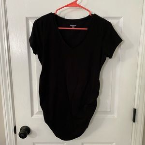 Black Motherhood maternity shirt, size small